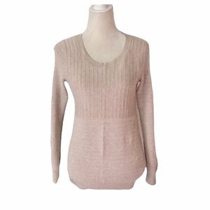 Madewell Tan Long Sleeve Sweater Size Small